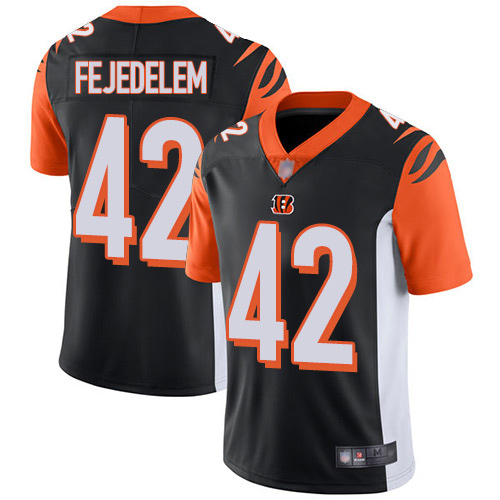 Cincinnati Bengals Limited Black Men Clayton Fejedelem Home Jersey NFL Footballl #42 Vapor Untouchable->cincinnati bengals->NFL Jersey